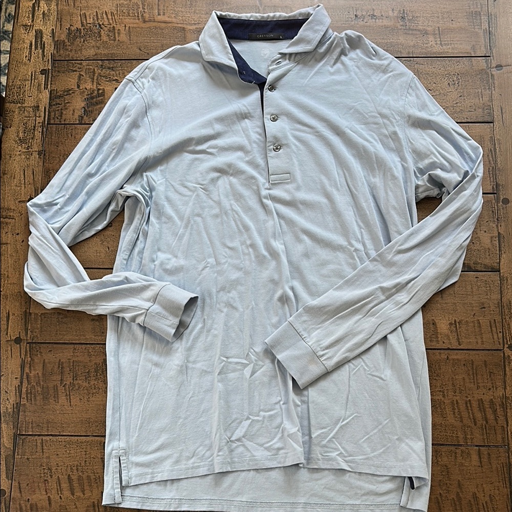 Men's Greyson Light Blue Long Sleeve Shirt